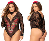 Mapale 60008X Kostüm Sexy Catrina Farbe Nur Farbe
